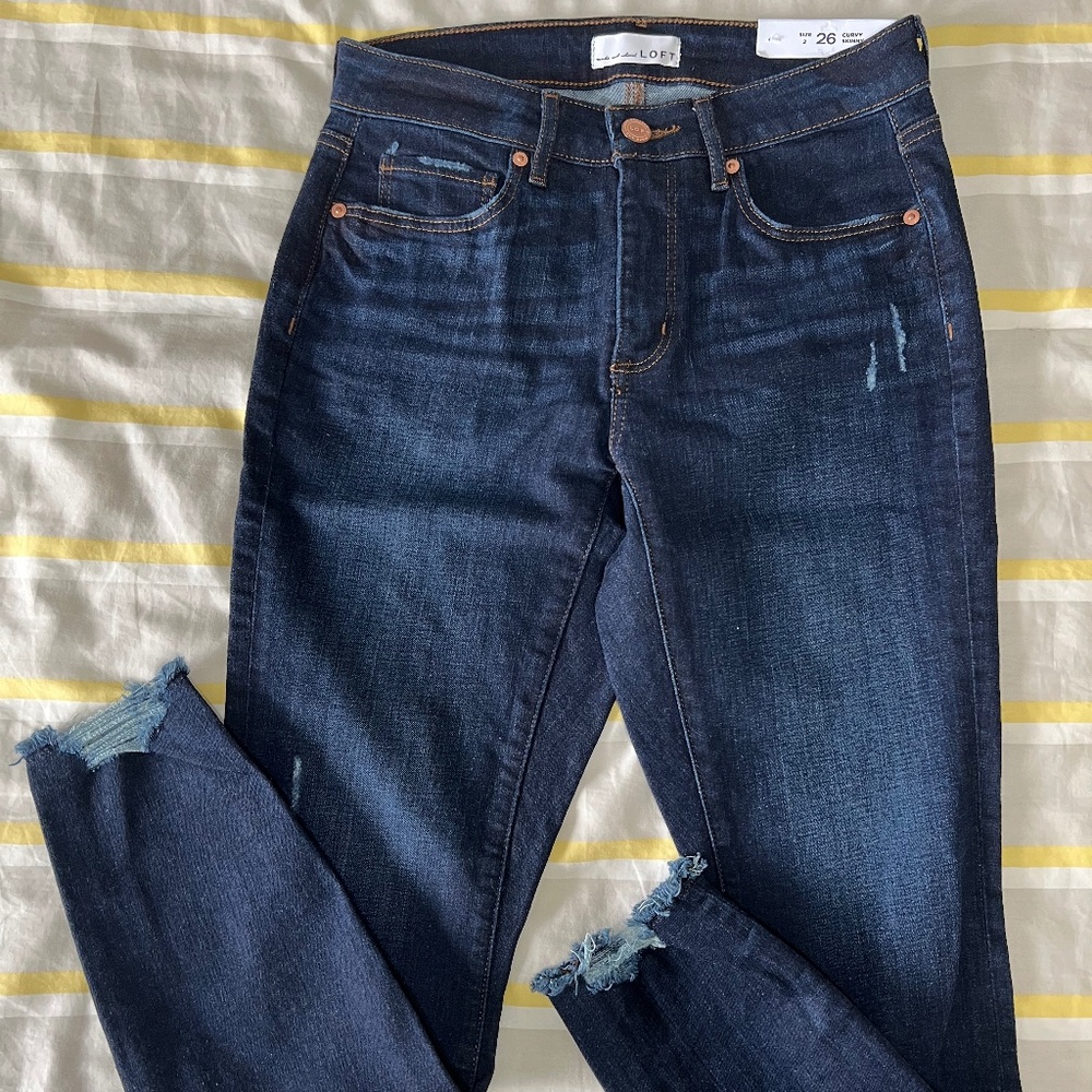 Loft Curvy Skinny Jeans